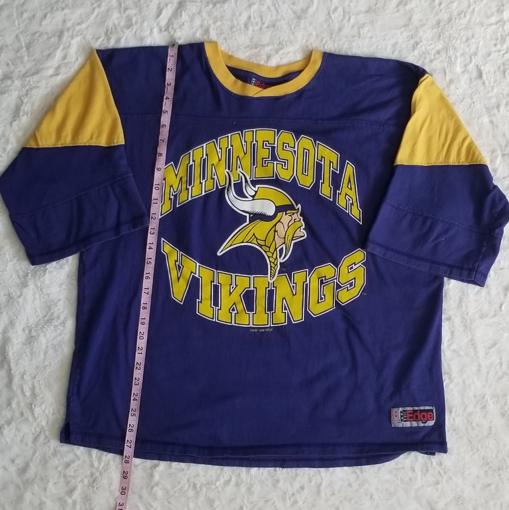 90s NFL edge minnesota vikings shirt